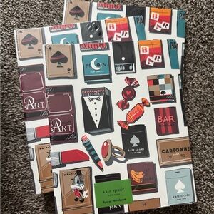 3 KATE SPADE Book Club Concealed Matchbox Concealed Spiral Notebook new
